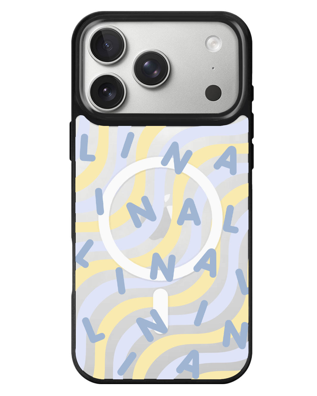 iPhone Rearguard MagSwap - Monogram 2.0 Blue