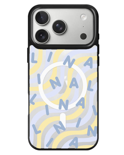 iPhone Rearguard MagSwap - Monogram 2.0 Blue