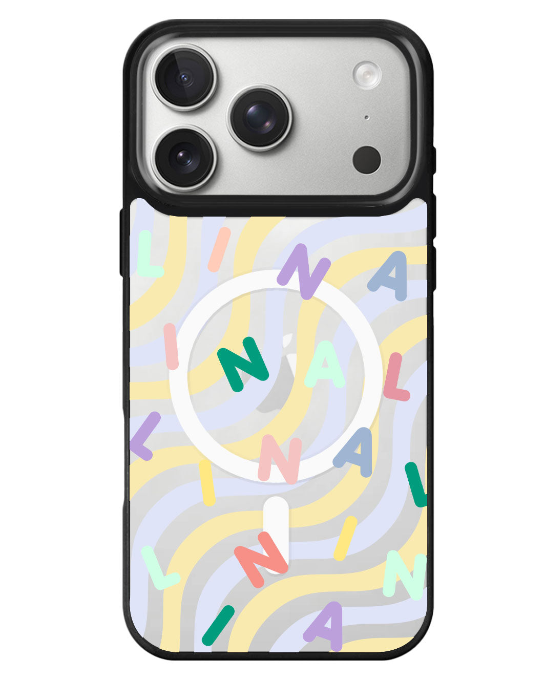 iPhone Rearguard MagSwap - Monogram 2.0 Rainbow