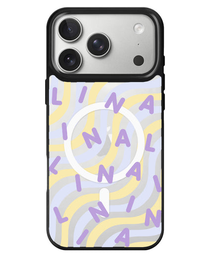 iPhone Rearguard MagSwap - Monogram 2.0 Ungu