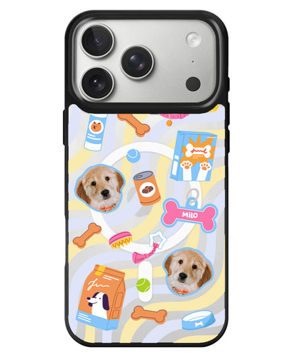 iPhone Rearguard MagSwap - Pet Grid Puppy Sweet Treats