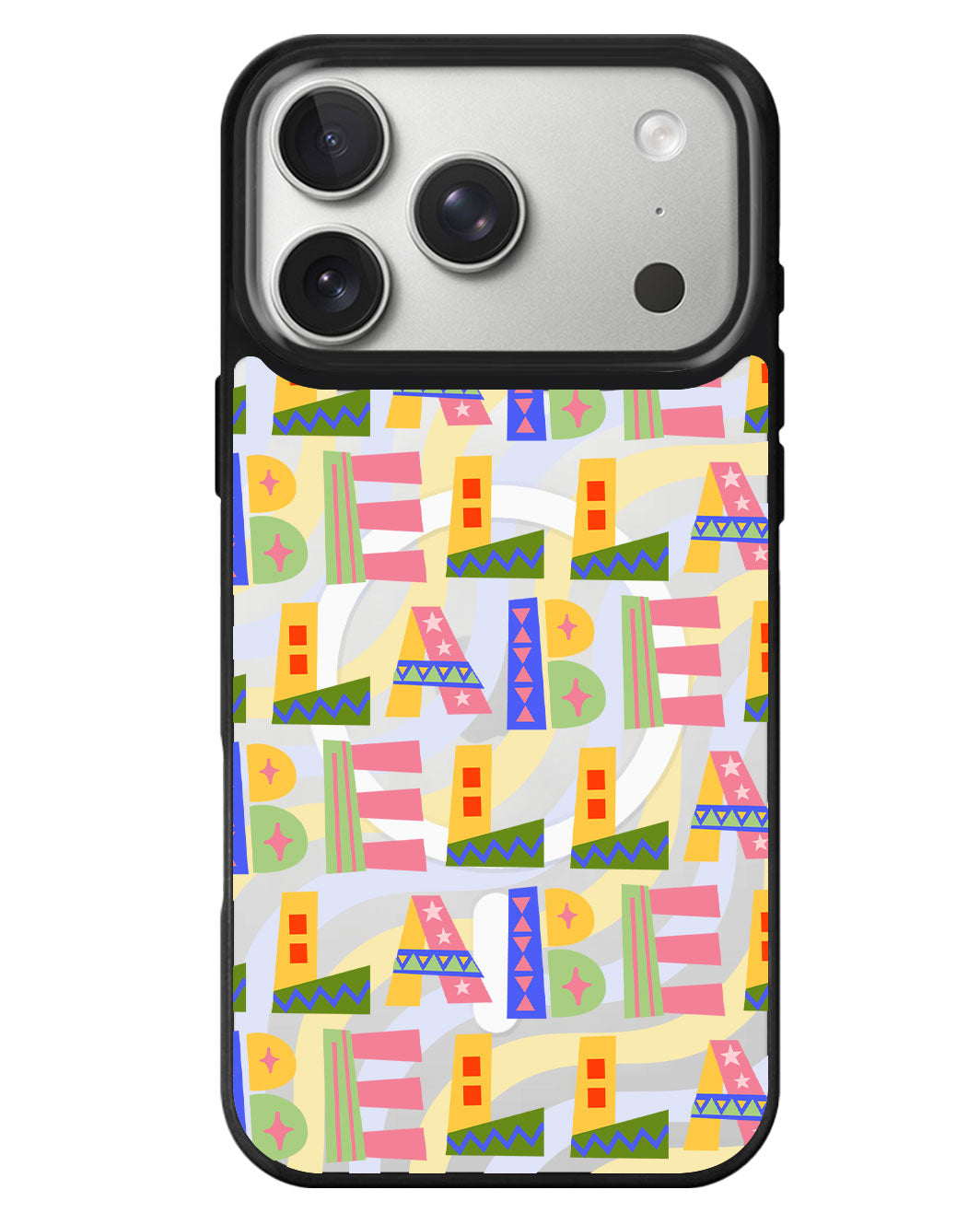 iPhone Rearguard MagSwap - Playful Monogram 5.0