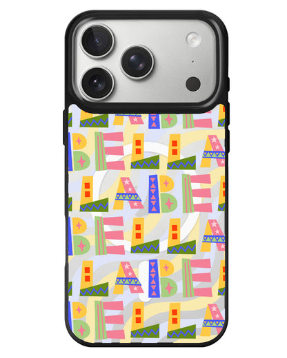 iPhone Rearguard MagSwap - Playful Monogram 5.0