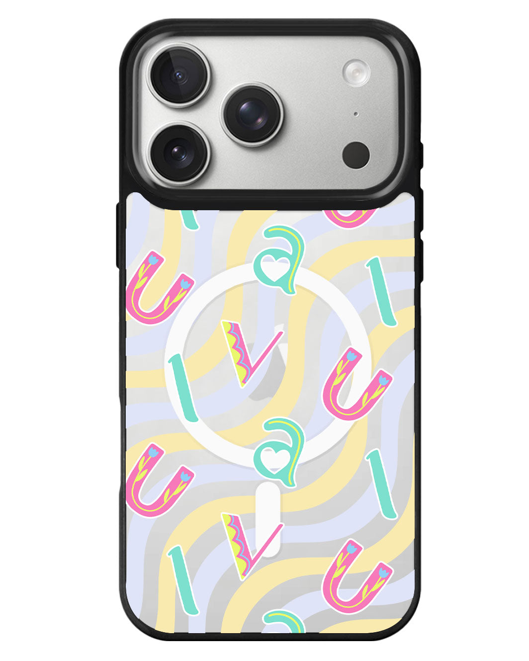 iPhone Rearguard MagSwap - Playful Monogram 6.0