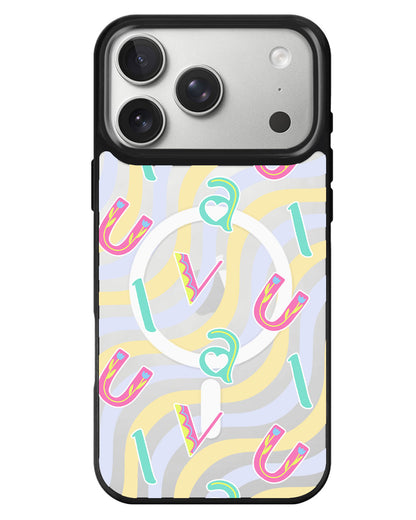 iPhone Rearguard MagSwap - Playful Monogram 6.0