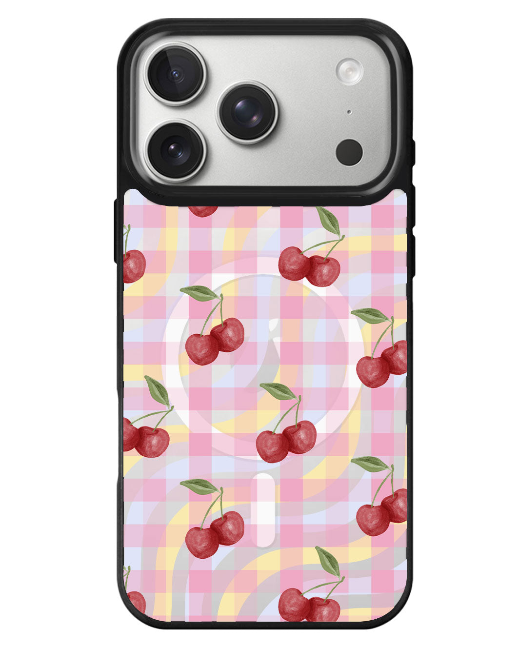 iPhone Rearguard MagSwap - Cherry Tartan