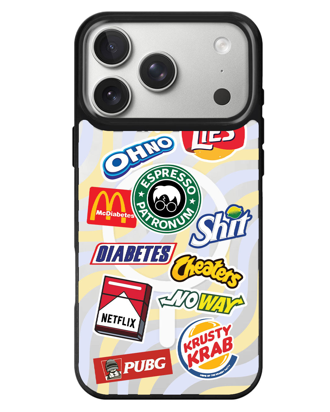 iPhone Rearguard MagSwap - Food Parody