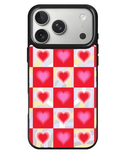 iPhone Rearguard MagSwap - Love Checkered