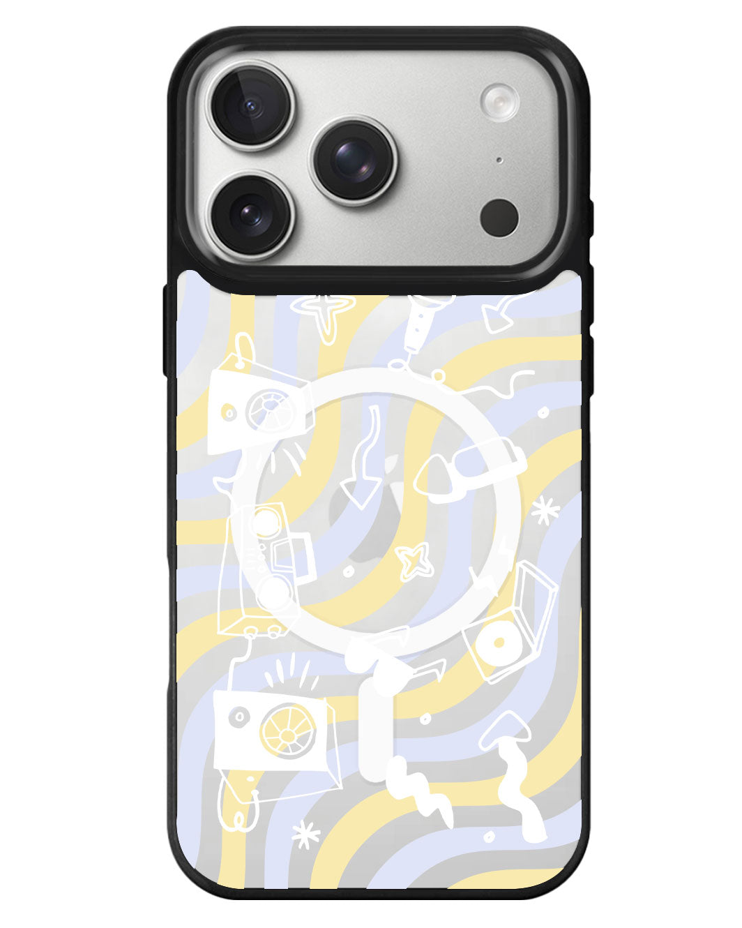 iPhone Rearguard MagSwap - Rock N Roll White