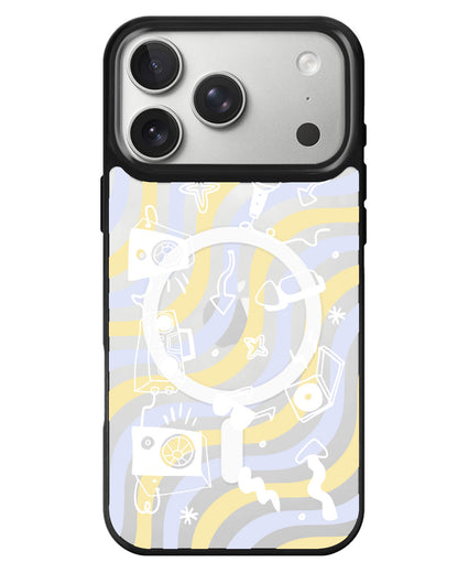 iPhone Rearguard MagSwap - Rock N Roll White