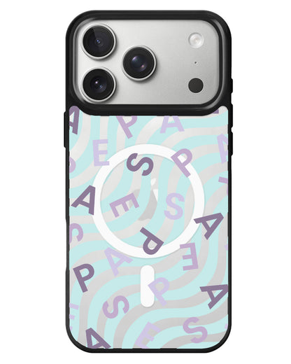 iPhone Rearguard MagSwap - Aespa Monogram