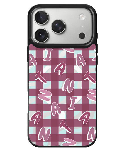 iPhone Rearguard MagSwap - Checkered Monogram 2.0