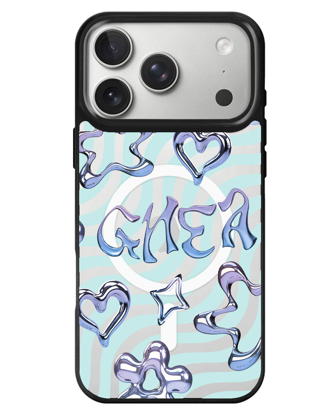 iPhone Rearguard MagSwap - Chrome Monogram 1.0