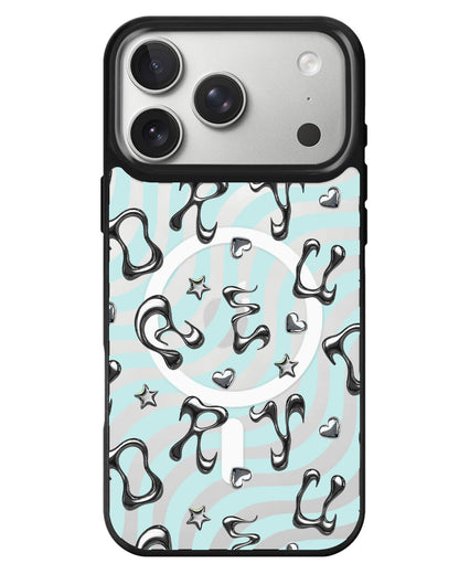 iPhone Rearguard MagSwap - Chrome Monogram 2.0