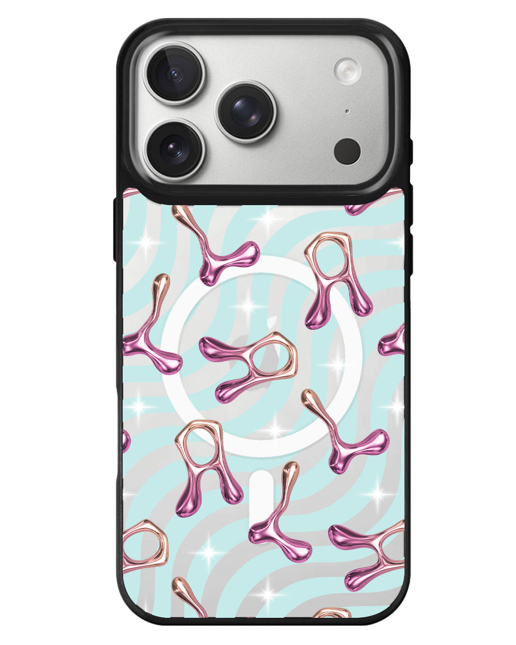 iPhone Rearguard MagSwap - Chrome Monogram 3.0