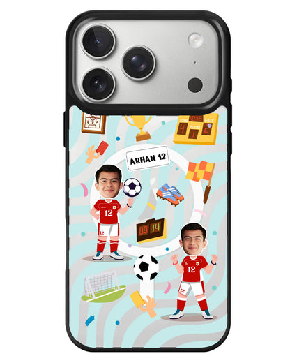 iPhone Rearguard MagSwap - Face Grid Dream Soccer