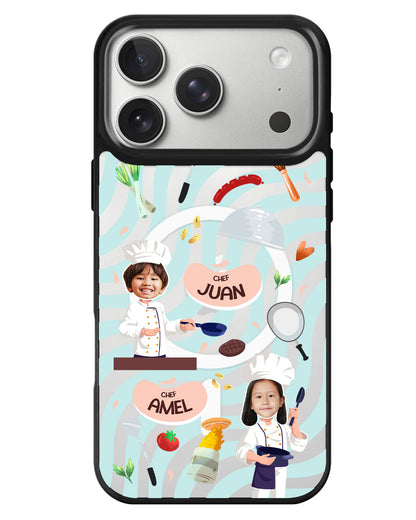 iPhone Rearguard MagSwap - Face Grid Dream Chef