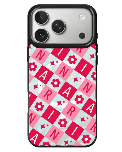 iPhone Rearguard MagSwap - Flower Grid Monogram 1.0