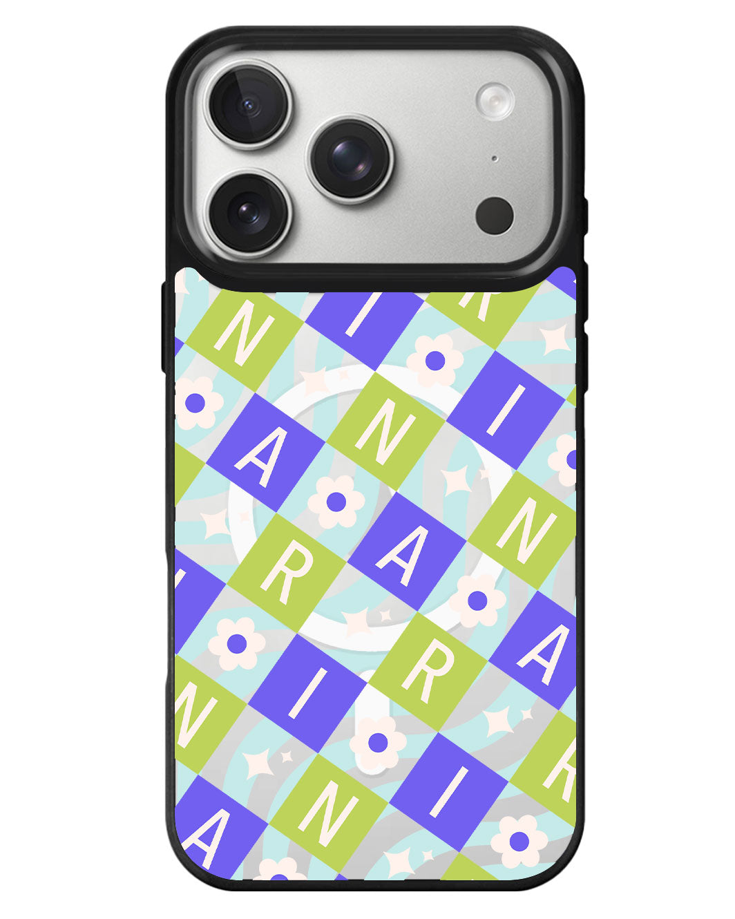 iPhone Rearguard MagSwap - Flower Grid Monogram 5.0