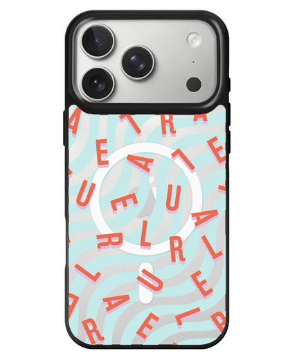 iPhone Rearguard MagSwap - Monogram 1.0 Coral