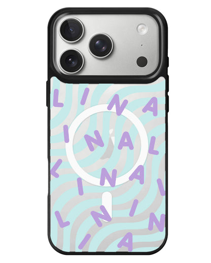 iPhone Rearguard MagSwap - Monogram 2.0 Ungu