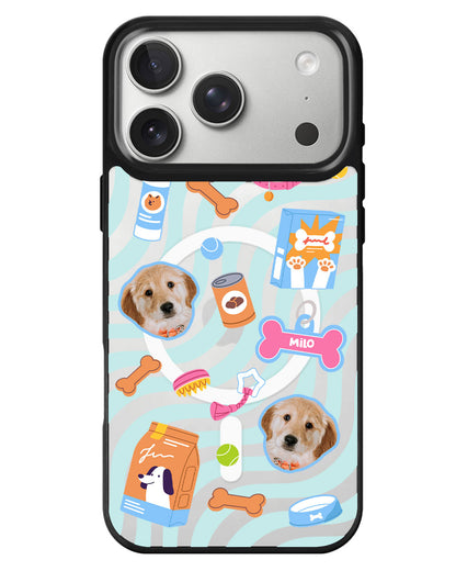 iPhone Rearguard MagSwap - Pet Grid Puppy Sweet Treats