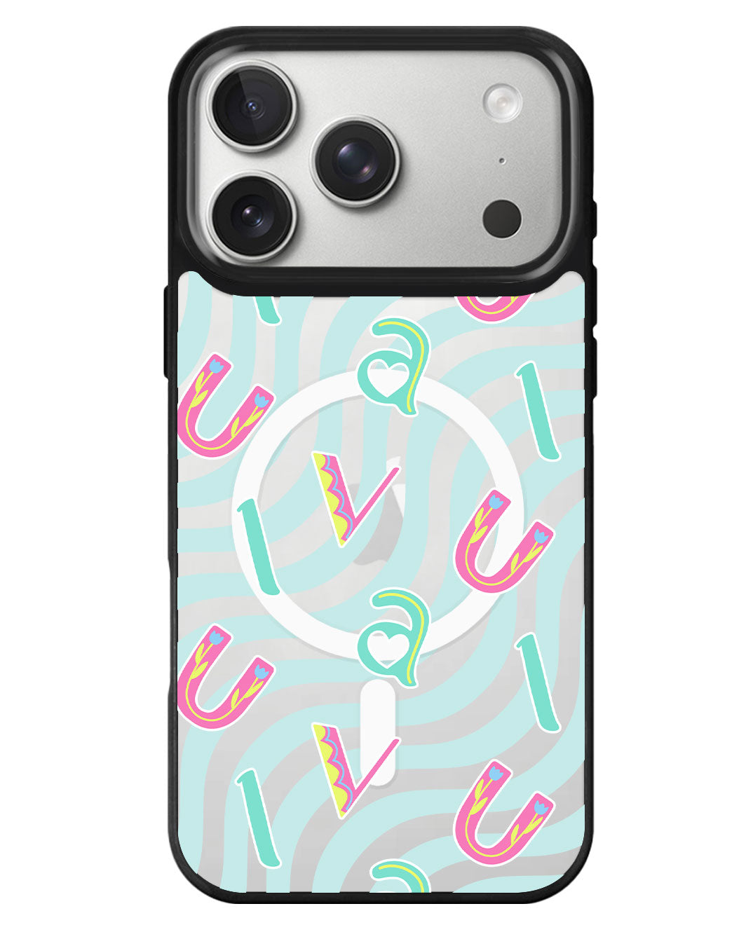 iPhone Rearguard MagSwap - Playful Monogram 6.0