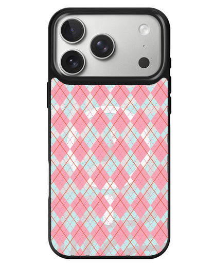 iPhone Rearguard MagSwap - Pink Argyle