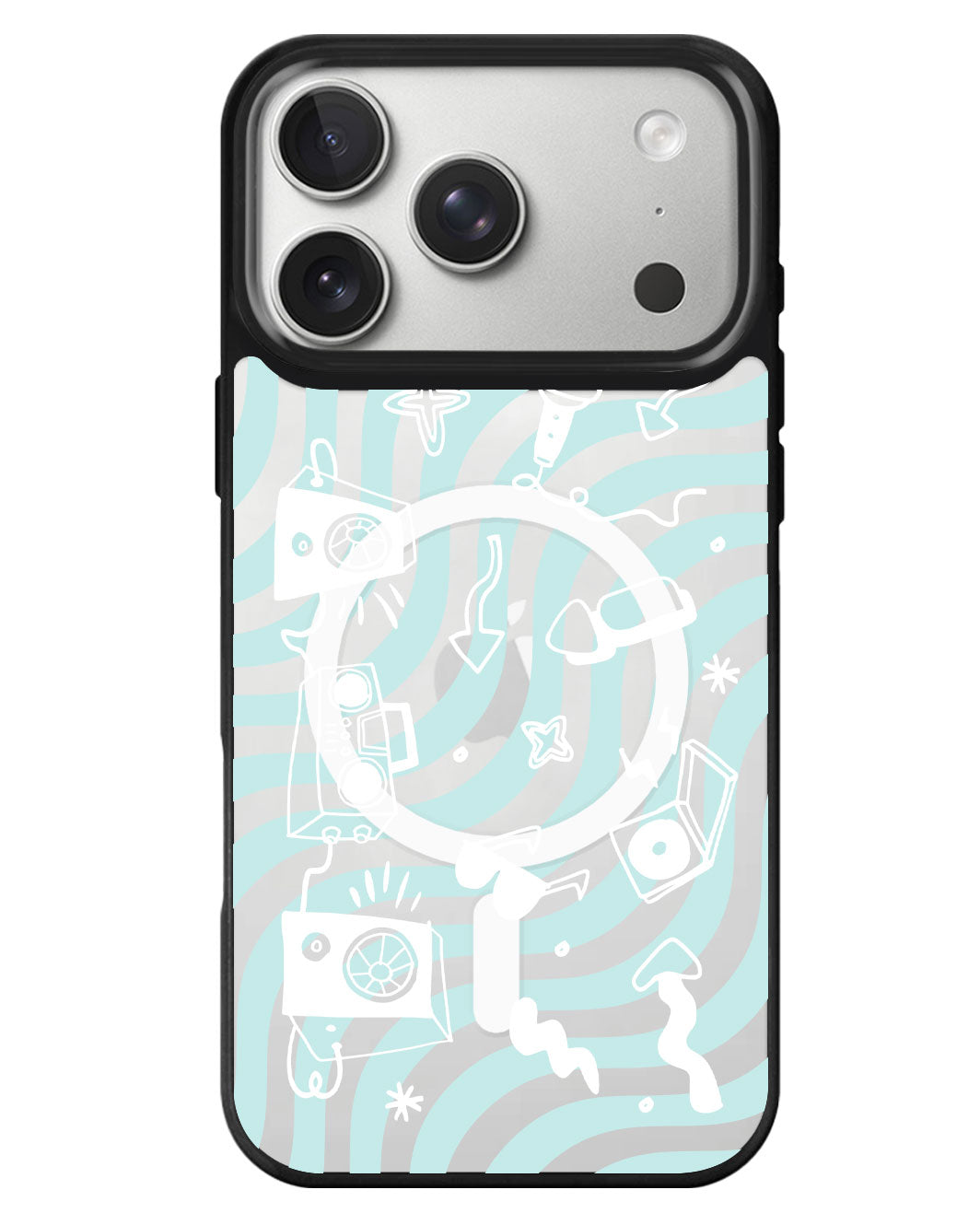 iPhone Rearguard MagSwap - Rock N Roll White