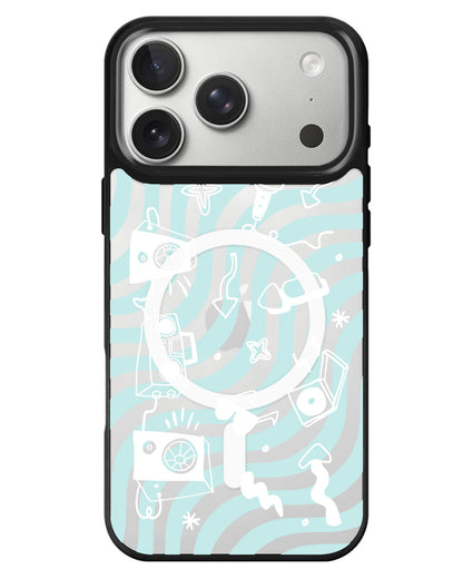 iPhone Rearguard MagSwap - Rock N Roll White
