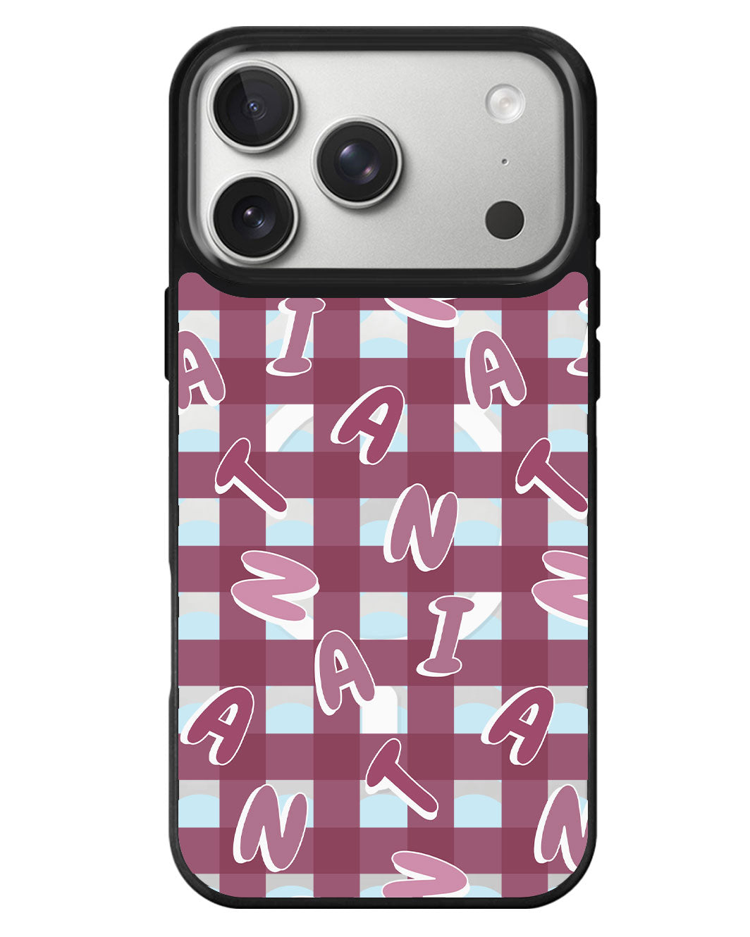 iPhone Rearguard MagSwap - Checkered Monogram 2.0