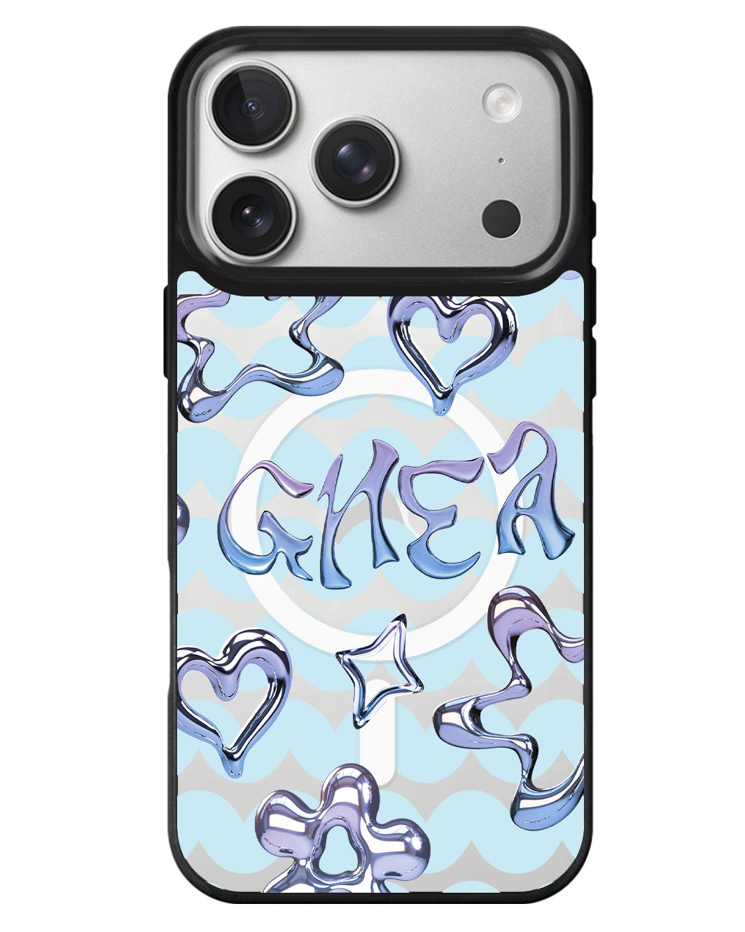 iPhone Rearguard MagSwap - Chrome Monogram 1.0