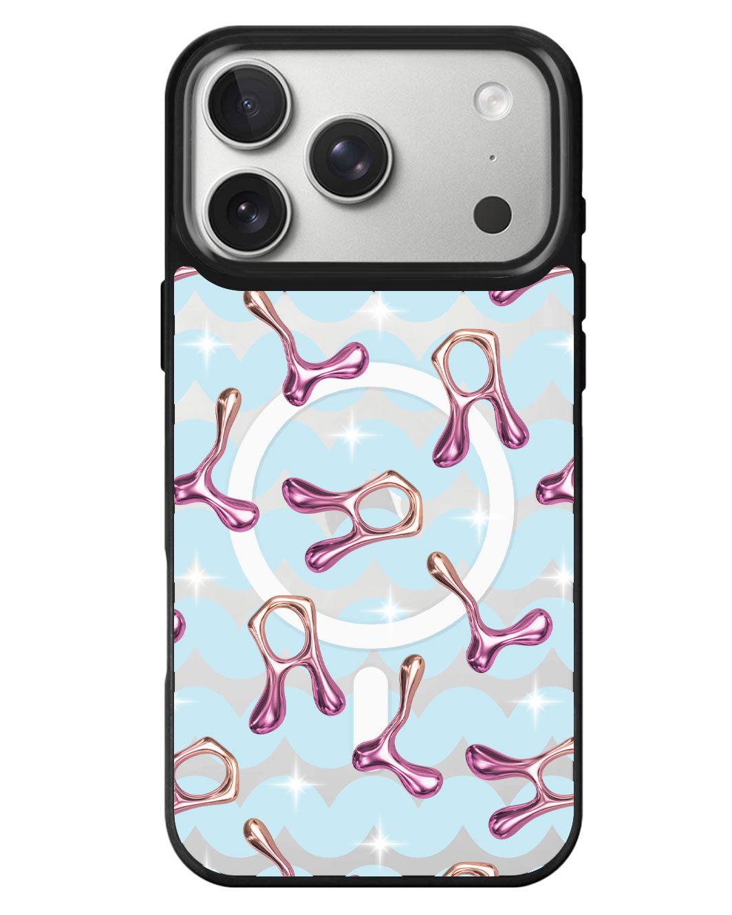 iPhone Rearguard MagSwap - Chrome Monogram 3.0
