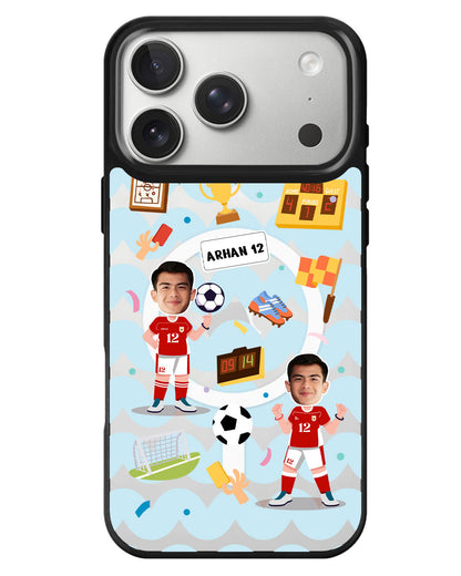 iPhone Rearguard MagSwap - Face Grid Dream Soccer