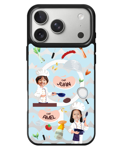 iPhone Rearguard MagSwap - Face Grid Dream Chef