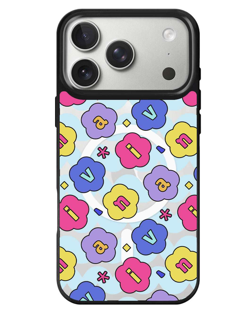 iPhone Rearguard MagSwap - Flower Petals Monogram 2.0