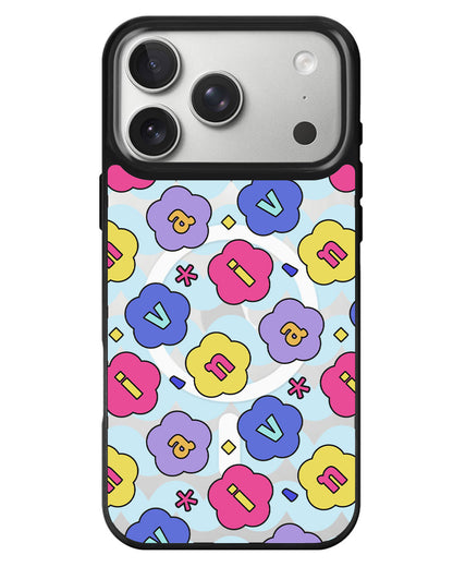 iPhone Rearguard MagSwap - Flower Petals Monogram 2.0