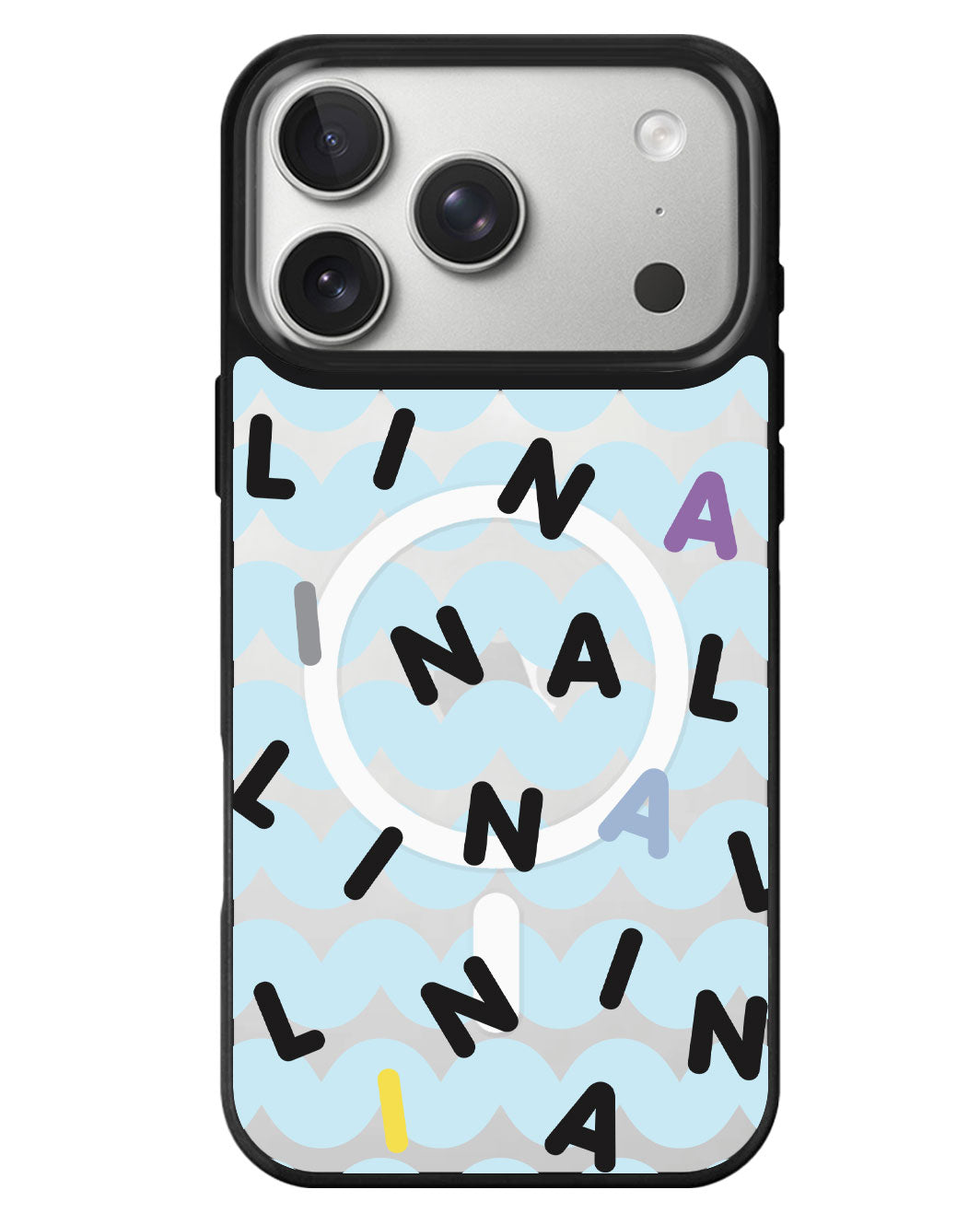 iPhone Rearguard MagSwap - Monogram 2.0 Hitam