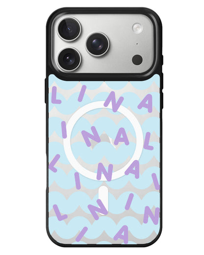 iPhone Rearguard MagSwap - Monogram 2.0 Ungu