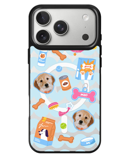 iPhone Rearguard MagSwap - Pet Grid Puppy Sweet Treats