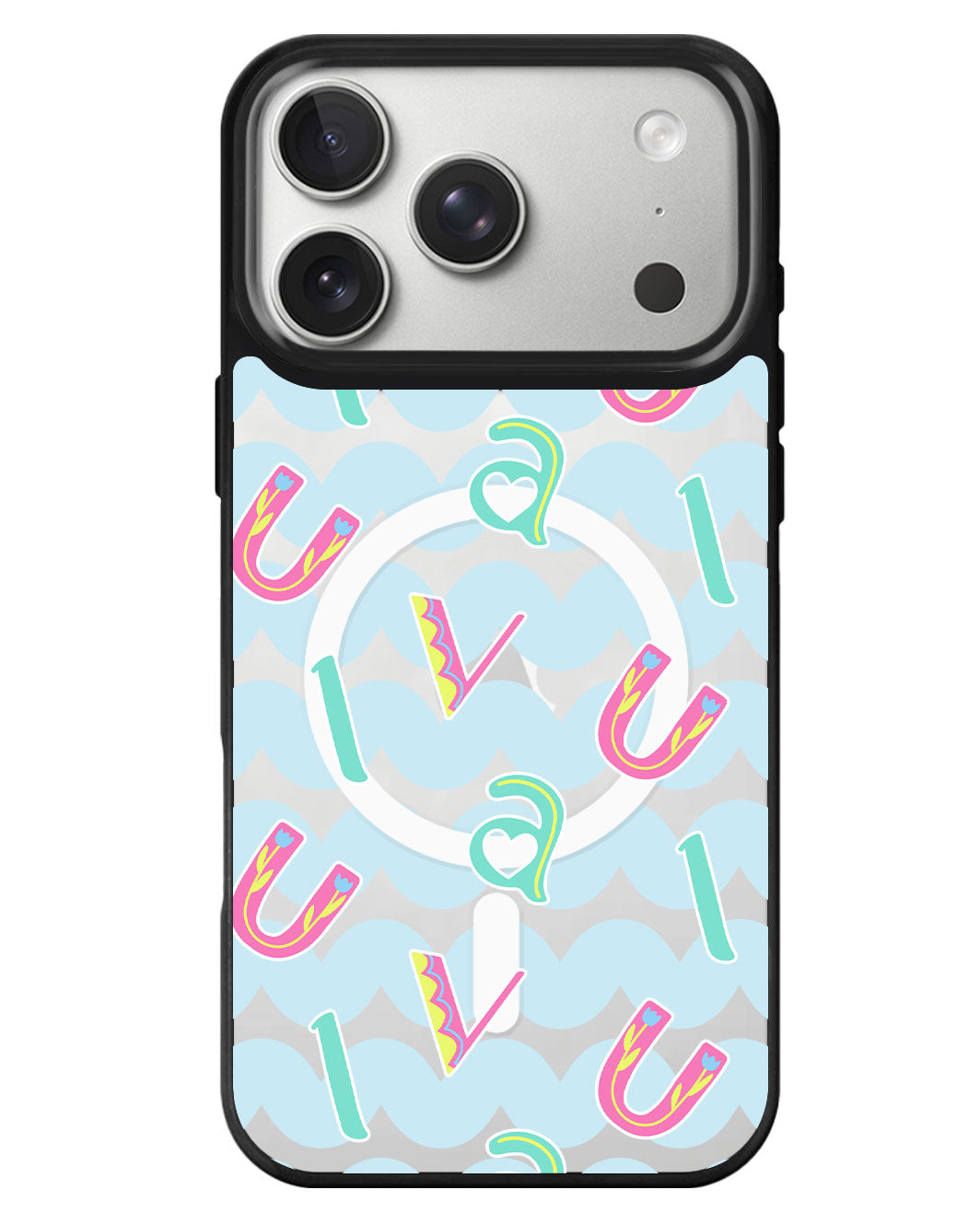 iPhone Rearguard MagSwap - Playful Monogram 6.0