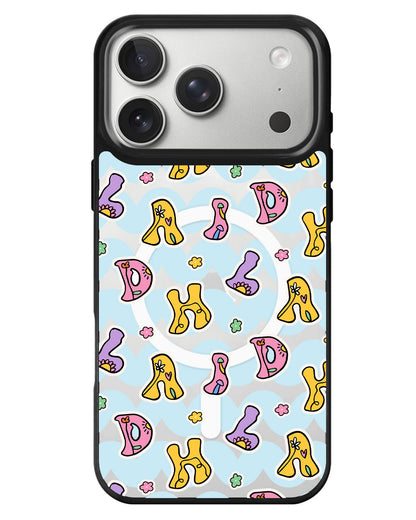 iPhone Rearguard MagSwap - Playful Monogram 7.0