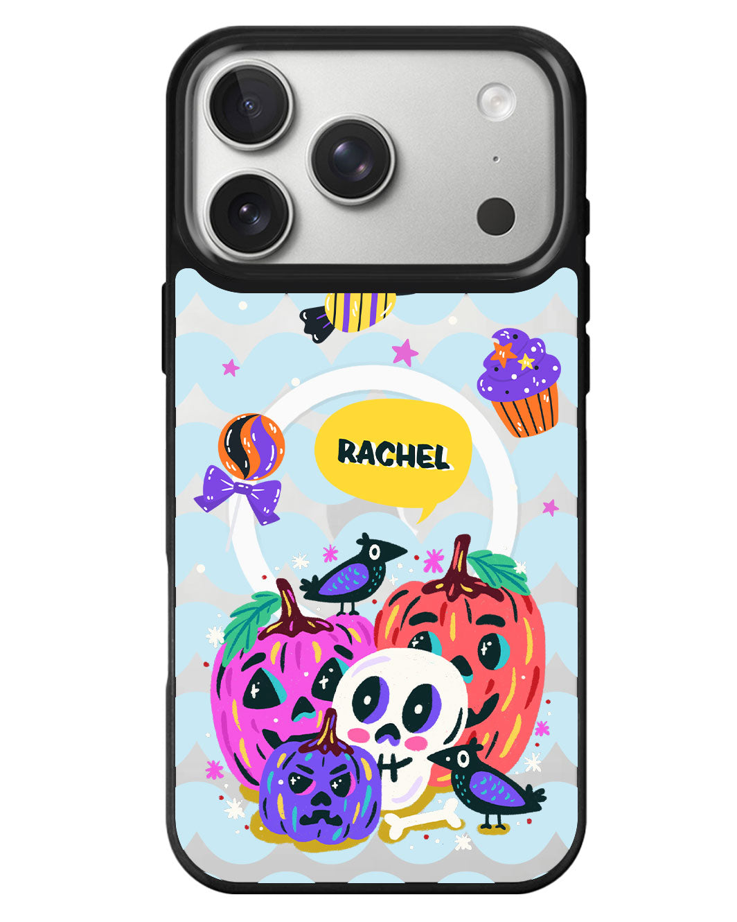 iPhone Rearguard MagSwap - Pumpkins Monster