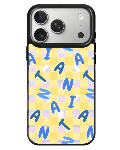 iPhone Rearguard MagSwap - Checkered Monogram 3.0