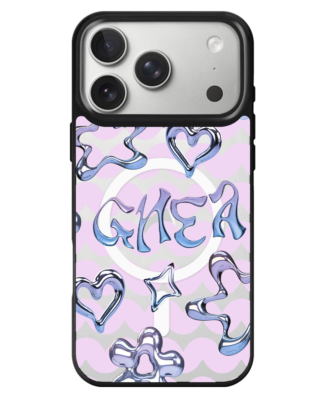 iPhone Rearguard MagSwap - Chrome Monogram 1.0