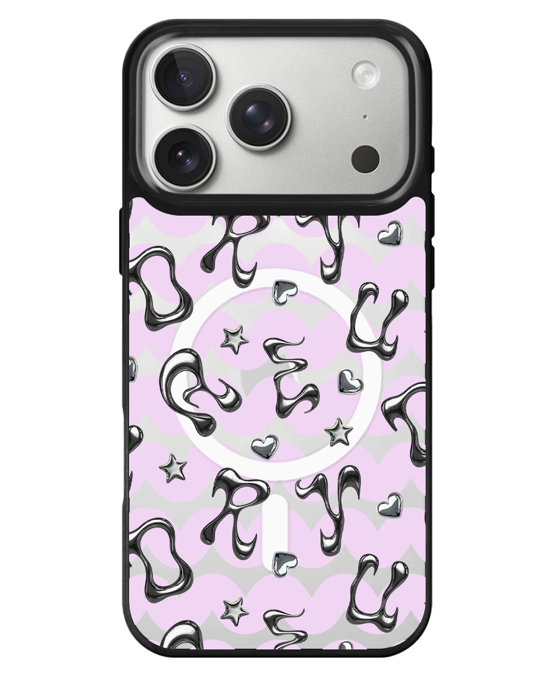 iPhone Rearguard MagSwap - Chrome Monogram 2.0