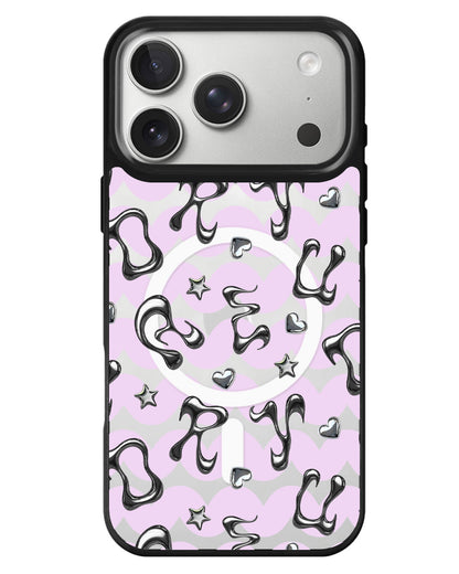 iPhone Rearguard MagSwap - Chrome Monogram 2.0