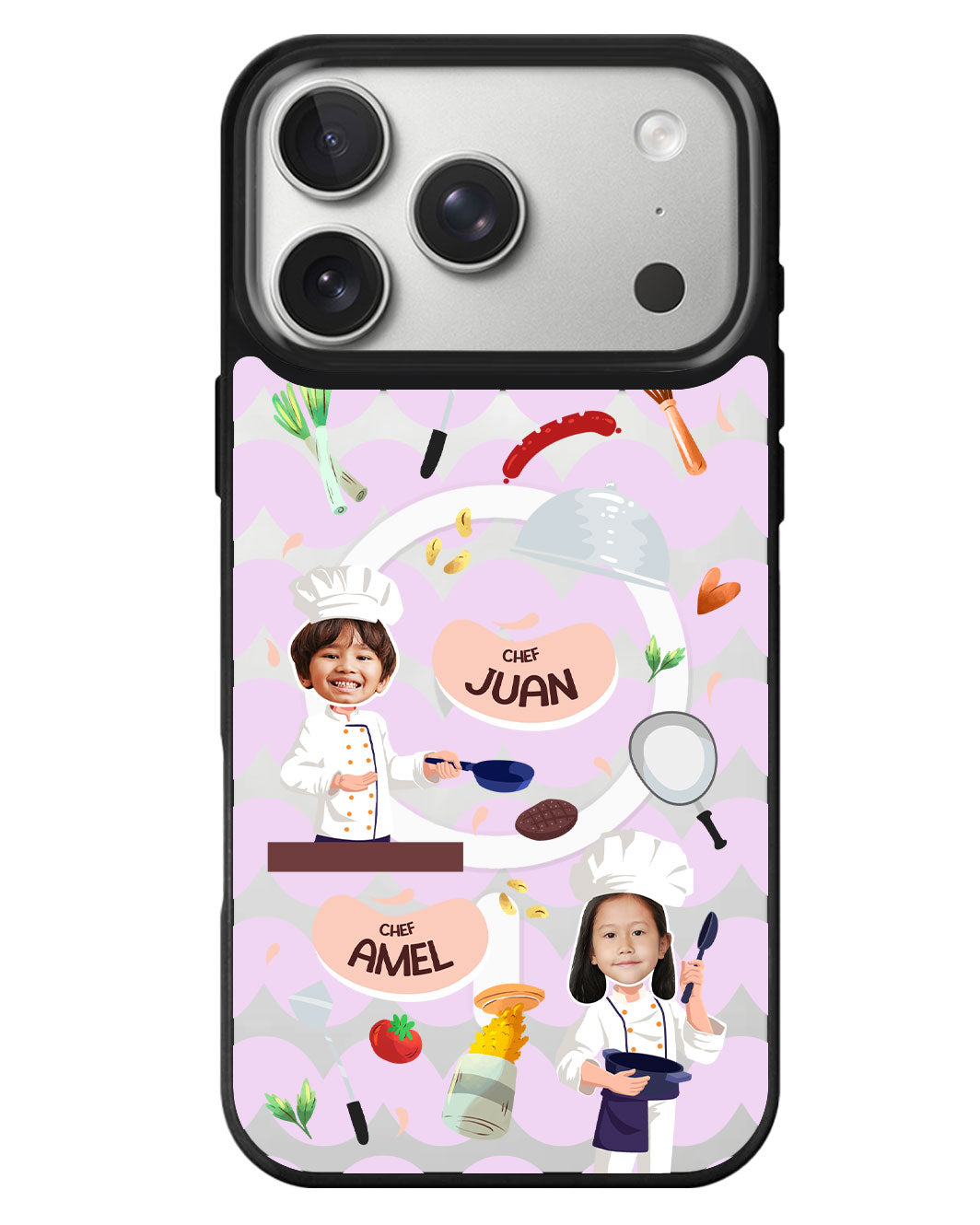 iPhone Rearguard MagSwap - Face Grid Dream Chef