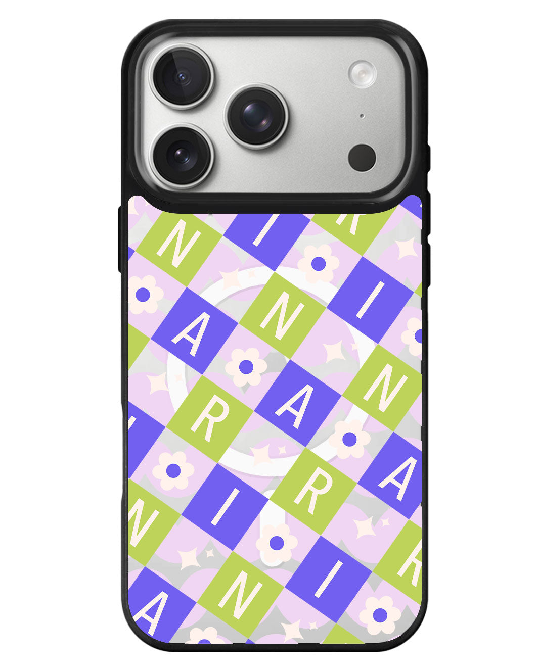 iPhone Rearguard MagSwap - Flower Grid Monogram 5.0