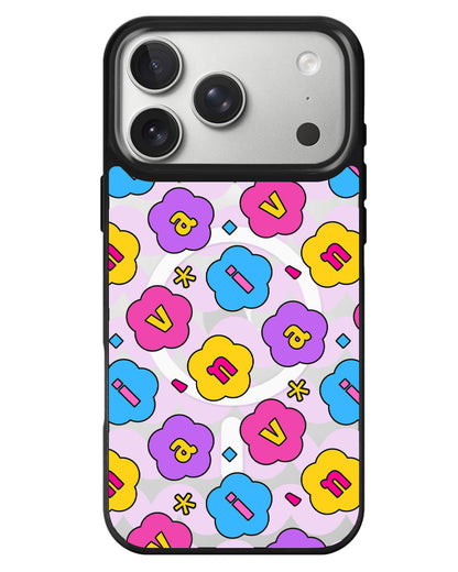 iPhone Rearguard MagSwap - Flower Petals Monogram 4.0